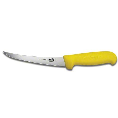 victorinox  knife 43517 6'' CURVED BONING, YELLOW FIBROX HANDLE