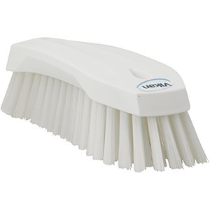 REMCO 38905 VIKAN LARGE HAND BRUSH- STIFF, WHITE
