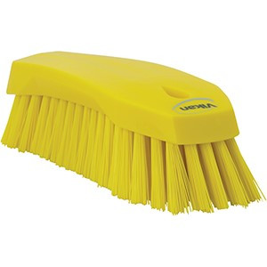REMCO 38906 VIKAN LARGE HAND BRUSH- STIFF, YELLOW 