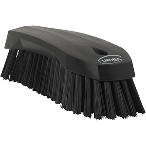REMCO 38909 VIKAN LARGE HAND BRUSH- STIFF, BLACK