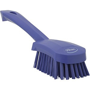 REMCO VIKAN 41928 SHORT HANDLE SCRUBBING BRUSH- STIFF, PURPLE
