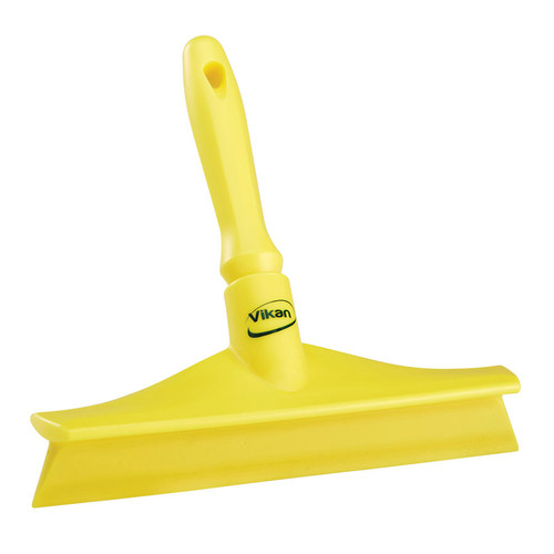 REMCO 71256 VIKAN 10" SINGLE BLADE ULTRA HYGIENE BENCH SQUEEGEE- YELLOW