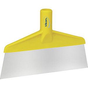 REMCO VIKAN 29106 STAINLESS STEEL FLOOR SCRAPER, YELLOW