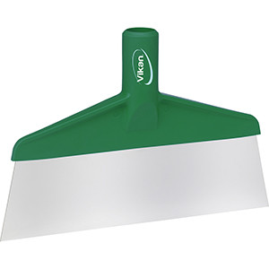 REMCO VIKAN 29102 STAINLESS STEEL FLOOR SCRAPER, GREEN