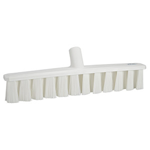 REMCO 31715 VIKAN 16" UST PUSH BROOM- SOFT, WHITE