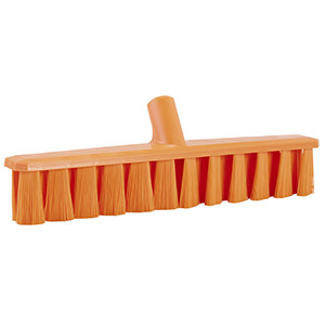 REMCO 31717 VIKAN 16" UST PUSH BROOM- SOFT, ORANGE
