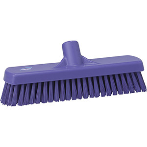 REMCO 70607 VIKAN 12" DECK/WALL SCRUB- STIFF, PURPLE