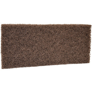 REMCO 5523  SCRUB PAD- COARSE, BROWN PACK OF 10