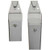KS41 Single, 5'' x 10-1/2'' - Aluminum Scabbard with Boning Hook Clip - Holds 3, 7" Knives