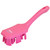 REMCO 41791  VIKAN UST SHORT HANDLE SCRUBBING BRUSH- STIFF, PINK