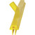 REMCO 77156 VIKAN 28" DOUBLE BLADE ULTRA HYGIENE SQUEEGEE, YELLOW