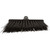 REMCO 29149 VIKAN 12" ANGLE BROOM- EXTRA STIFF, BLACK