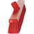 REMCO 31944 VIKAN 24" COMBO PUSH BROOM- SOFT/STIFF, RED