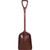REMCO 6981MD4  ONE-PIECE METAL DETECTABLE SHOVEL W/ 10" BLADE, RED