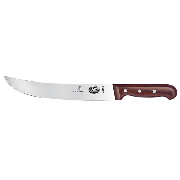 Victorinox  knife 5.7300.25-X3  40131 10" CURVED CIMETER KNIFE W/ROSEWOOD HANDLE