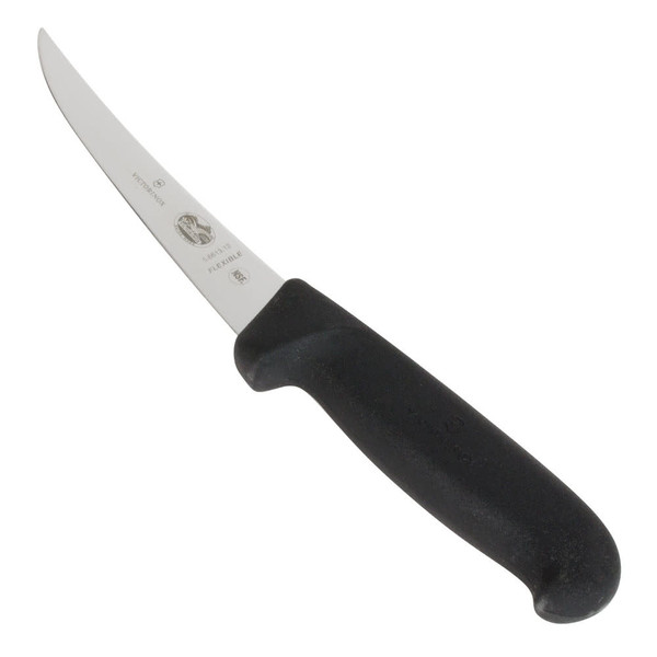 Victorinox  knife   5.6613.12  (40516) 5" CURVED FLEX BONING   KNF W/BLK FIBROX HANDLE