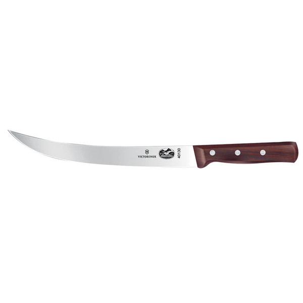 Victorinox  knife 5.7200.25 (40130)  10" BREAKING KNIFE      CURVED WOOD HANDLE
