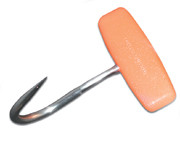 Dexter Russell T326PLAS 5 1/2" Boning Hook - Flat Handle "Orange" 42004