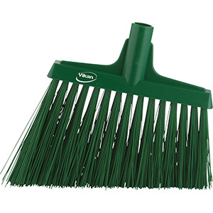REMCO 29142 VIKAN 12" ANGLE BROOM- EXTRA STIFF, GREEN