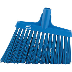 REMCO 29143 VIKAN 12" ANGLE BROOM- EXTRA STIFF, BLUE