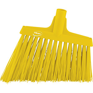 REMCO 29146VIKAN 12" ANGLE BROOM- EXTRA STIFF, YELLOW