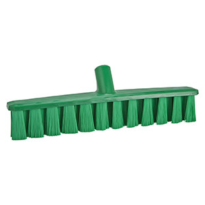REMCO 31732 VIKAN 16" UST PUSH BROOM- MEDIUM, GREEN