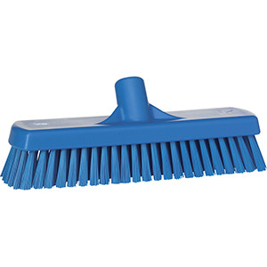 REMCO 70603 VIKAN 70603  12" DECK/WALL SCRUB- STIFF, BLUE