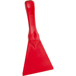 REMCO 69624  4 3/8"  POLYPROPYLENE SEAMLESS  HAND SCRAPER, RED