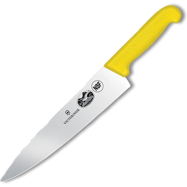 Victorinox 40474 CHEF'S KNIFE W/ 10" BLADE, YELLOW HANDLE