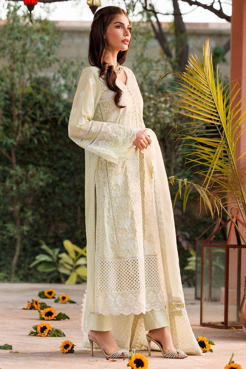 Motifz | Benazir | Lux Schiffli Embroidered Lawn | 4432
