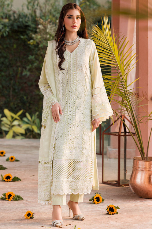 Motifz | Benazir | Lux Schiffli Embroidered Lawn | 4432