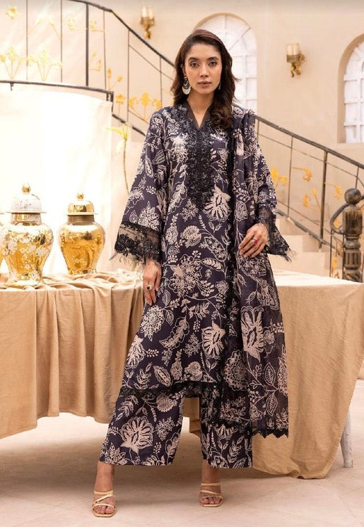 Ethnic Inspired By Simrans | 3 Piece Lawn Outfit | Readymade | SIM-ETH4-02