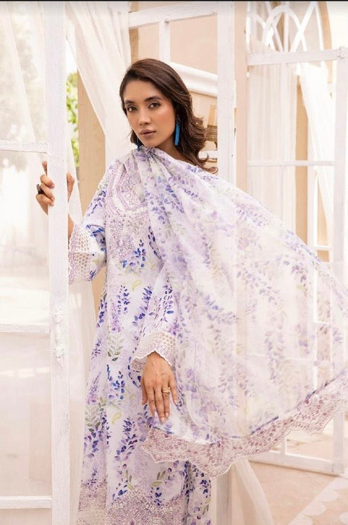 Ethnic Inspired By Simrans | 3 Piece Lawn Outfit | Readymade | SIM-ETH4-05