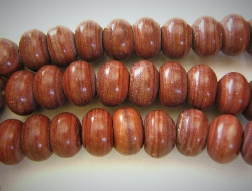 Red wood jasper 8mm rondelle gemstone beads
