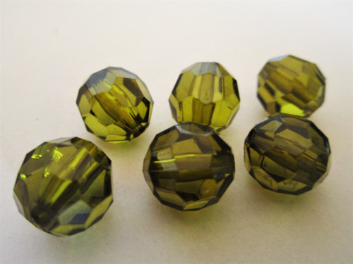 712V029 - 12mm Faceted Beads - Transparent Multi - 360 Piece Value Pack