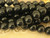 Black 4mm round glass beads