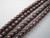 Brown 5mm round freshwater pearl beads