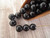 Montana blue 8mm round druk Czech glass beads
