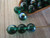 8mm round druk Czech glass beads