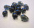 Montana blue 6x9mm teardrop Czech glass beads