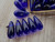 Cobalt blue 5x12mm teardrop Czech glass beads