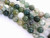 Moss agate 4mm round gemstone beads