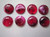 10mm round vintage lucite cabochon