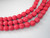 Howlite melon gemstone beads