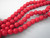 Red howlite 6mm round gemstone beads