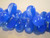 Blue 6x9mm teardrop czech glass beads