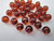 Brown 8mm round Czech glass beads