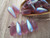 Matte amethyst ab purple 5x12mm teardrop Czech glass beads