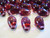 Czech teardrop beads