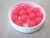 Pink 10mm round acrylic beads